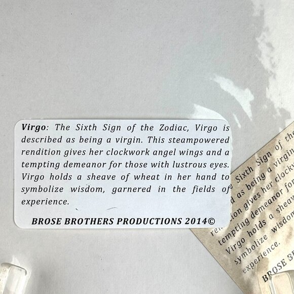 Steampunk Virgo Angel Zodiac Art Print – Brose Brothers Productions 2014 - Picture 5 of 6